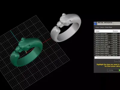 ring woman men  3D print model get