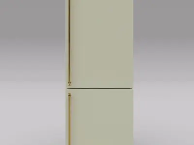 smeg refrigerator 3D model
