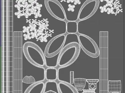 3D Chandelier game of thrones 3D model