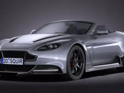 Aston Martin Vantage GT12 Roadster 2017 3D model