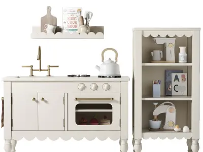 Pottery Barn Kids Penny Play Kitchen 3D model