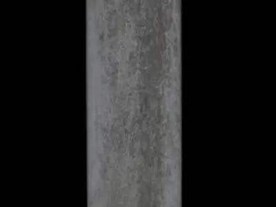 Stone Torch Free low-poly 3D model