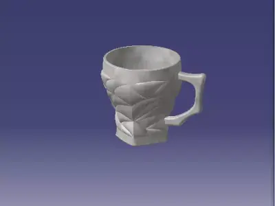 bamboo cup for printing 3D print model