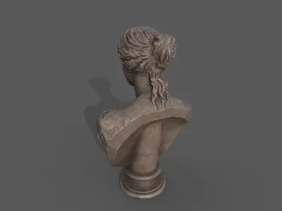 Bust of  Venus Low-poly 3D model