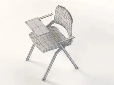 LAKENDO SOFT Stackable training chair by Diemmebi 3D model