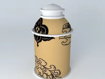 chines vase bottle china Free 3D model