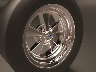 cragar s-s car wheel 3D model