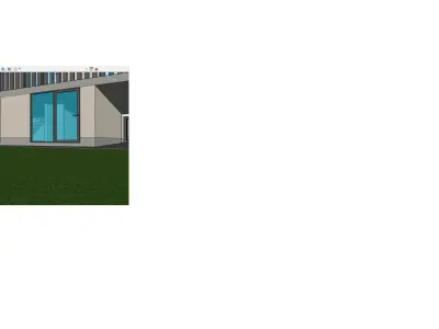 3D model of a house with a modern design 3D model