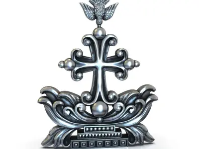 Marthoma Cross 3D print model