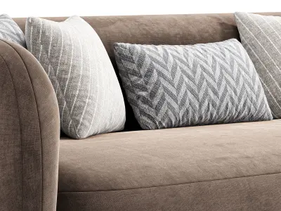 Nara Sofa Gibson Wheat By Highfashionhome 3D model