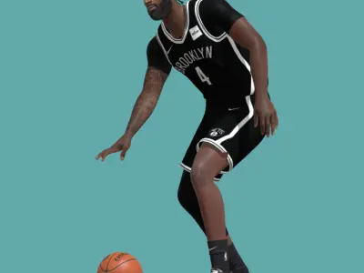  Andre Drummond Brooklyn Nets NBA 3D model