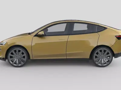 Generic Sleek Electric Crossover 3D model