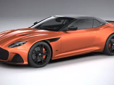 Aston Martin DBS Superleggera Volante 2020 3D model