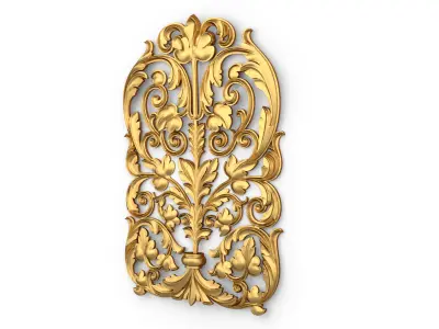 carved classic decorative ornament cnc 3d printing stl 13 3D model