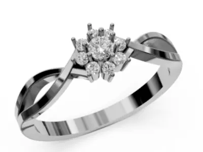 Ring 3D Model-33 Free 3D print model