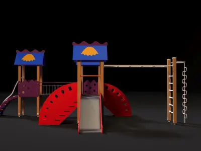 Childrens play complex 3D model order