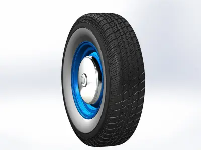 Wheel for Consul-Zephyr-Zodiac scale model 3D print model