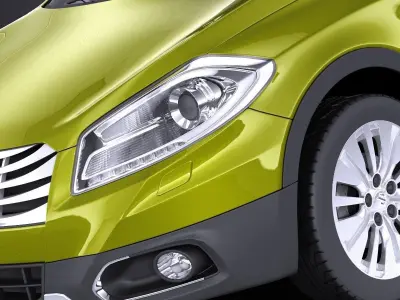 Suzuki SX4 2016 VRAY 3D model