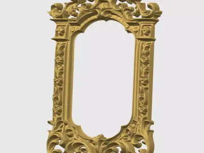 Decorative Picture Frame 01  Modern Design for 3D Printing 3D print model