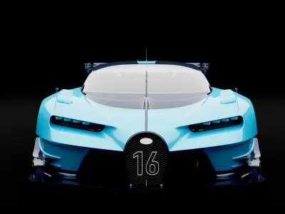 Bugatti vision gran turismo 3D model