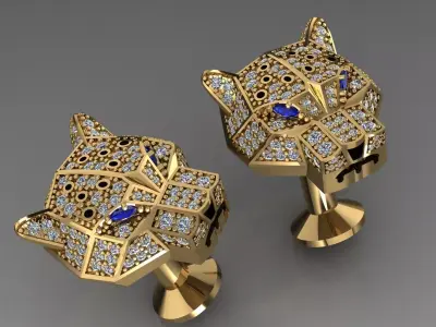 Cufflinks 3D print model