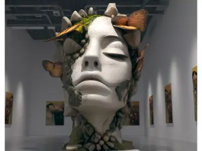 face sculpture 3D model