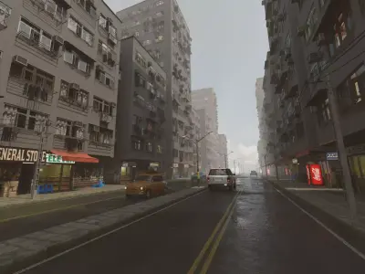 Urban Street 3D model