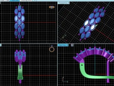 Earrings n 23 3D print model