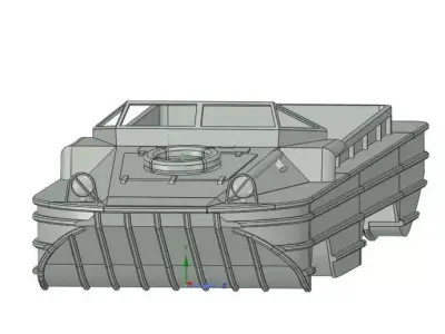 Alternative  WPL B36 chassis 3D print model DUKW  3D print model