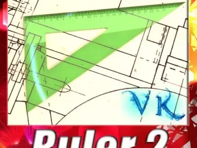 Angle Bevel Ruler 02 3D model