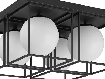 732147 Gabbia Lightstar Ceiling Lamp 3D model