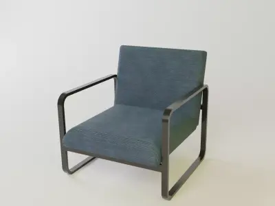 Simple Chair -13 3D model