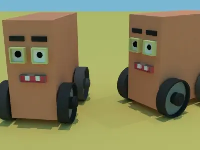 car for game Free 3D print model