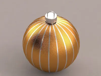 christmas ball 3D model 5