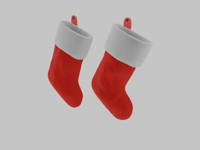 Christmas Stockings 3D model