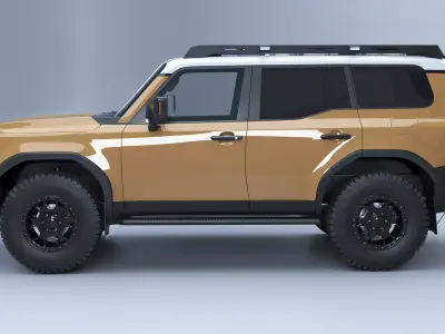 Toyota Land Cruiser 250 Offroad Modification 3D model