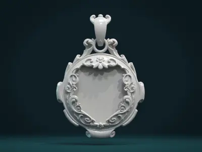 Empty Pendant II 3D print model