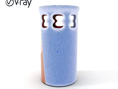 Decorative Chimney Pipe Model Pack Low-poly 3D model