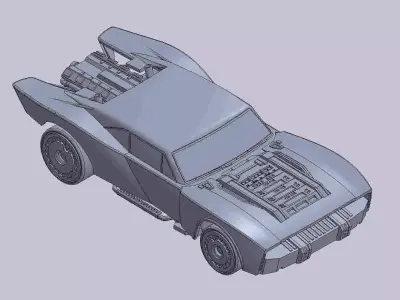 batmobile 2022 3D model by kei2000