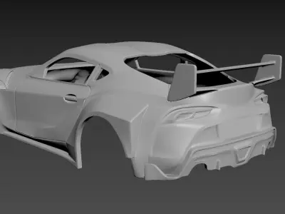 Toyota Supra 2020 Tuning  Body For Print 3D print model