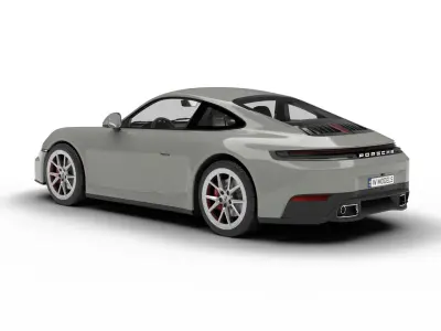 Porsche 911 Carrera 2025 S 3d model 3D model