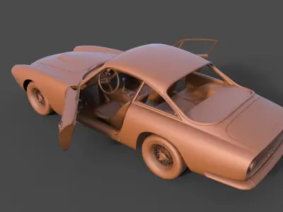 Ferrari 250 GT Berlinetta Lusso 3D print model