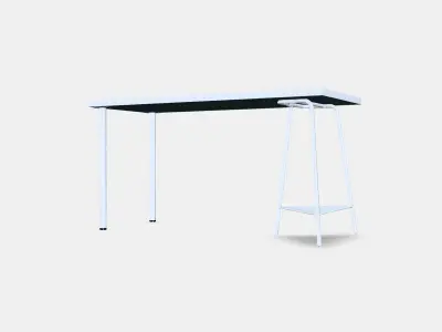 LAW CAPTAIN - DRAFT Desk 5 Low-poly 3D model