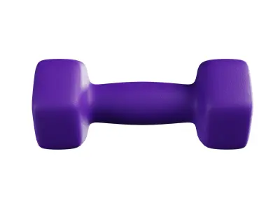 4 Kg Dumbbell 3D model