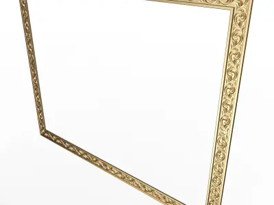 Classic Frame 022 Low-poly 3D model