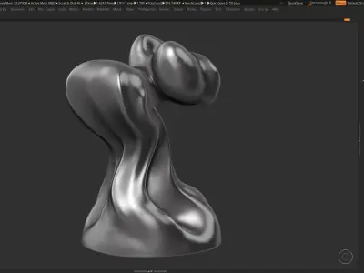 modern sculpture 50 3D print model