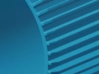 Plastic Electric Motor Casing Toy 3D model