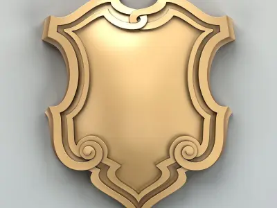 Cartouche 005 3D model