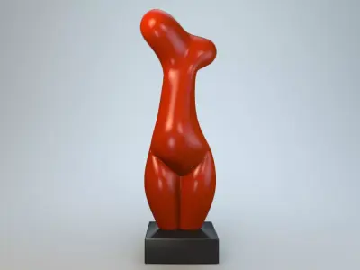 Yin Sculpture 3D model