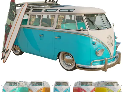 Volkswagen T1  3D model